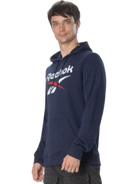 SUDADERA REEBOK IDENTITY BIG LOGO FT HOODIE AZUL REEBOK