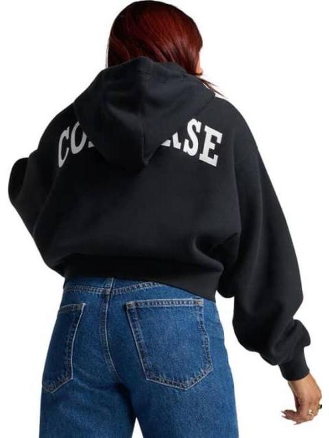 SUDADERA RETRO CHUCK FZ GRAPHIC HOODIE NEGRO CONVERSE
