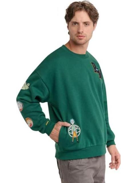 SUDADERA RICK MORTY VERDE RICK AND MORTY