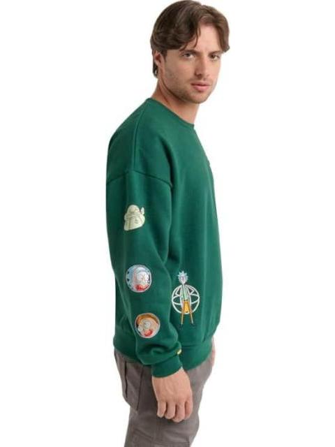 SUDADERA RICK MORTY VERDE RICK AND MORTY