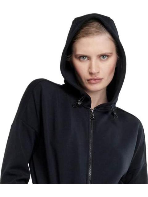 SUDADERA CON CIERRE NEGRO LOVE TO LOUNGE
