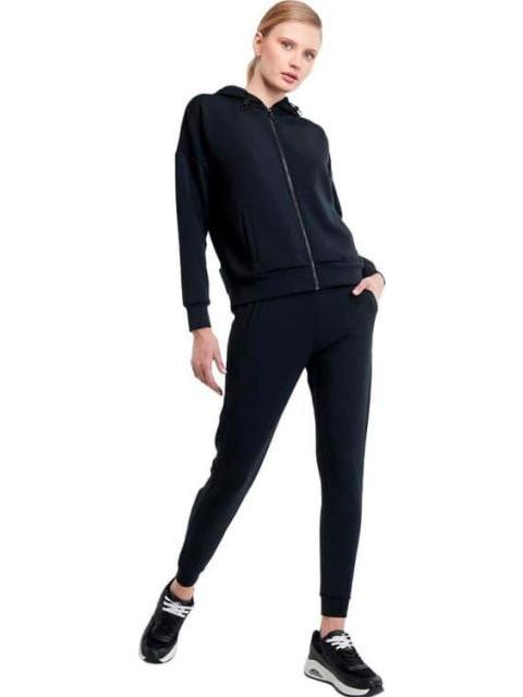 SUDADERA CON CIERRE NEGRO LOVE TO LOUNGE