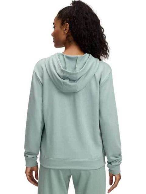 SUDADERA UA RIVAL TERRY HOODIE VERDE UNDER ARMOUR MEXICO