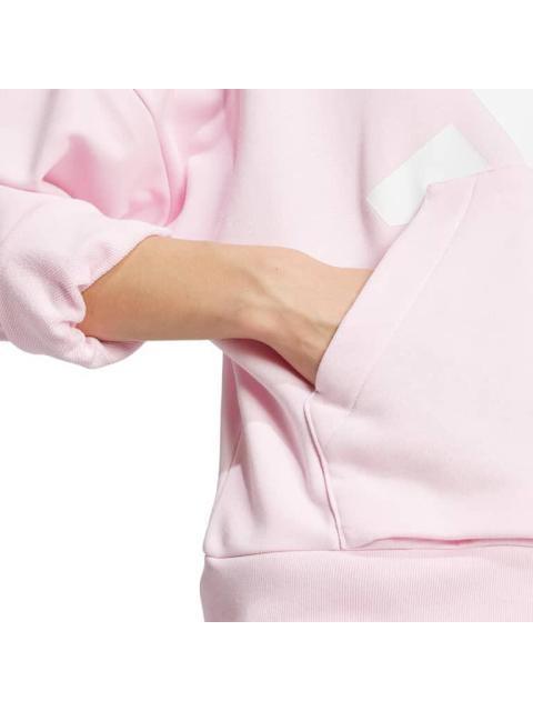 SUDADERA W BL FT HD ROSA ADIDAS