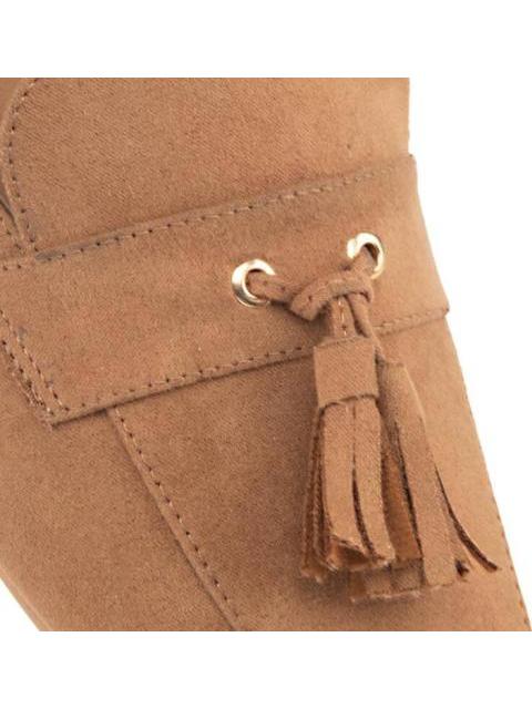 SUECO CUADRADO CON MOTAS CAMEL VI LINE FASHION