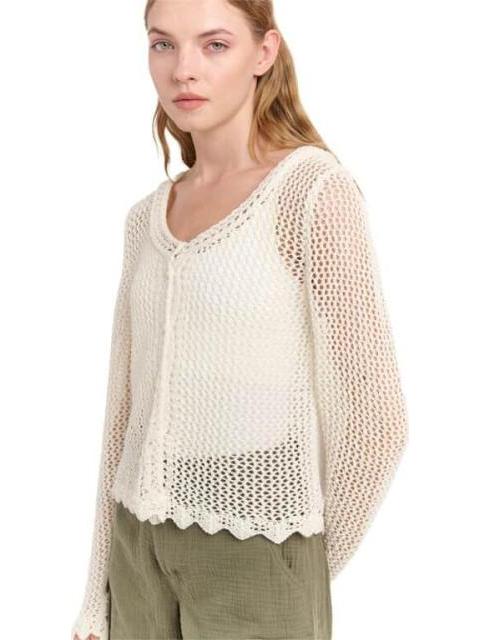 SUETER CROCHET MARFIL SAO PAULO