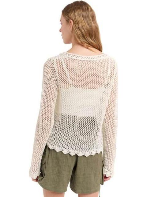 SUETER CROCHET MARFIL SAO PAULO