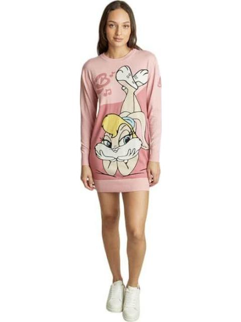 SUETER DAMA PALO DE ROSA LOONEY TUNES