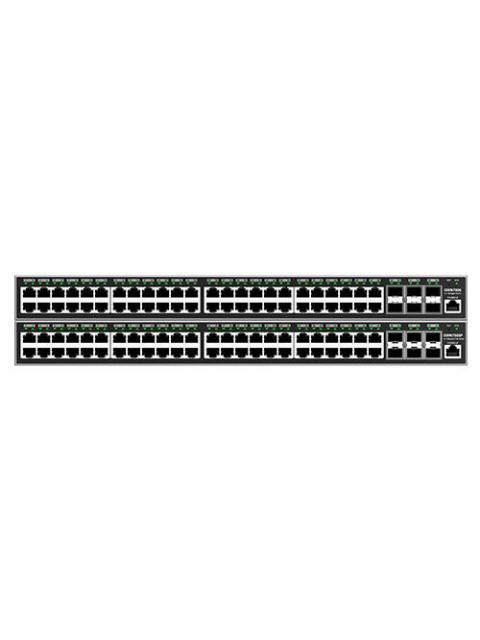 SWITCH ADMINISTRABLE CAPA L2+ 48 PTOS GIGABIT + 6 SFP POE HASTA 400W DE SALIDA COMPATIBLE CON GWN CLOUD