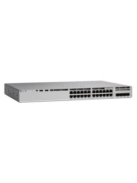SWITCH CISCO GIGABIT ETHERNET CATALYST 9200L 24 PUERTOS POE+ 100-1000-10000 + 4 PUERTOS GIGABIT ETHERNET 128 GBIT-S 16.000 ENTRADAS - ADMINISTRABLE - SE REQUIERE ADQUIRIR LICENCIAMIENTO DNA