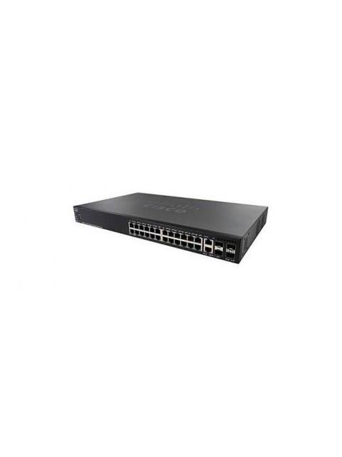 SWITCH CISCO SG550X-24MP - 24 PUERTOS - GIGABIT - POE - 4 SFP+ - GESTIONADO