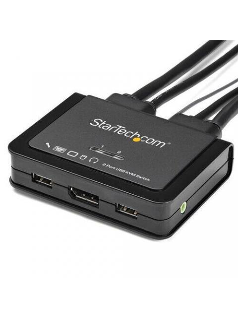 STARTECH  SWITCH KVM SV211DPUA4K 2 PUERTOS DISPLAYPORT-USB
