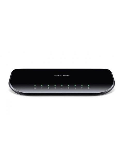 SWITCH TP-LINK GIGABIT ETHERNET TL-SG1008D 10-100-1000MBPS 8 PUERTOS NO ADMINISTRABLE