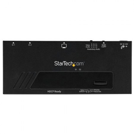 STARTECH  SWITCH HDMI DE 2 PUERTOS CONMUTADO AUTOMATICO Y PRIORITARIO