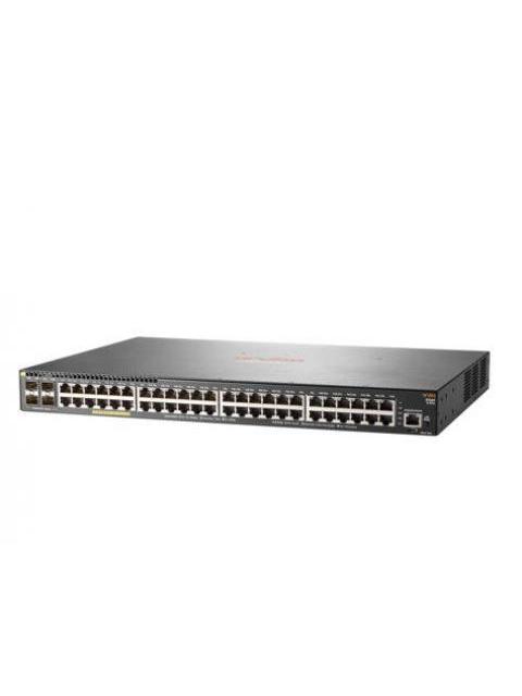 SWITCH ARUBA GIGABIT ETHERNET 2930F 48G POE+ 4SFP+ 48 PUERTOS POE+ 10-100-1000MBPS + 4 PUERTOS SFP+ 176 GBIT-S 32.768 ENTRADAS - ADMINISTRABLE