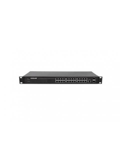 SWITCH INTELLINET GIGABIT ETHERNET 560917 24 PUERTOS 10-100-1000MBPS + 2 PUERTOS SFP 52 GBIT-S 8000 ENTRADAS - ADMINISTRABLE