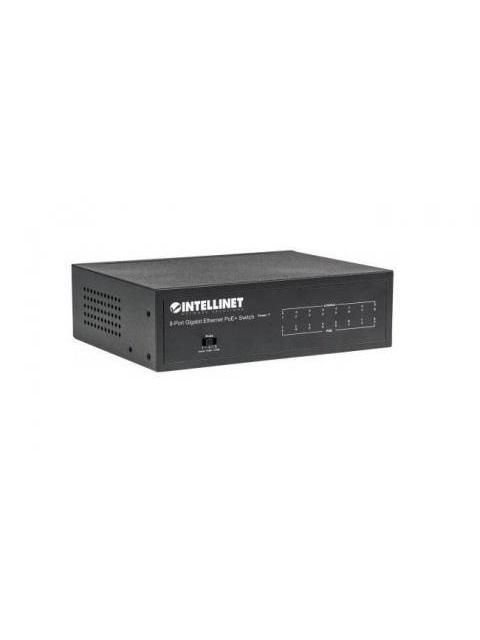 SWITCH INTELLINET GIGABIT ETHERNET 561204 8 PUERTOS 10-100-1000MBPS 16 GBIT-S 4096 ENTRADAS - NO ADMINISTRABLE
