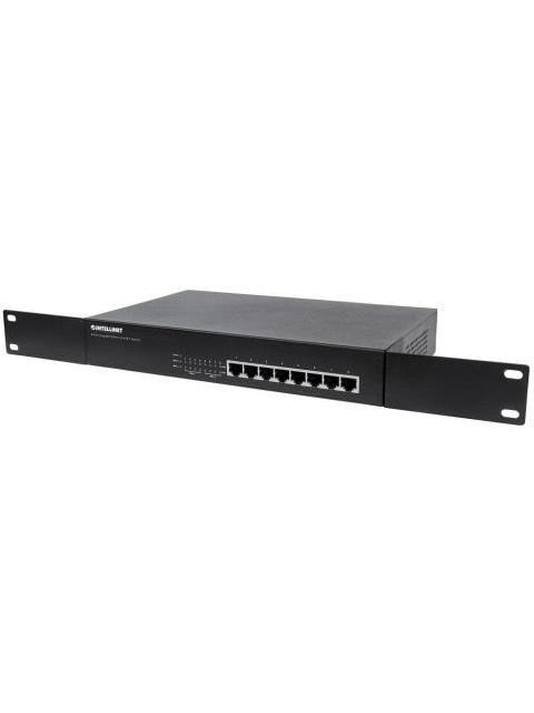 SWITCH INTELLINET GIGABIT ETHERNET 560641 8 PUERTOS POE+ 10-100-1000MBPS 16GBIT-S 4096 ENTRADAS