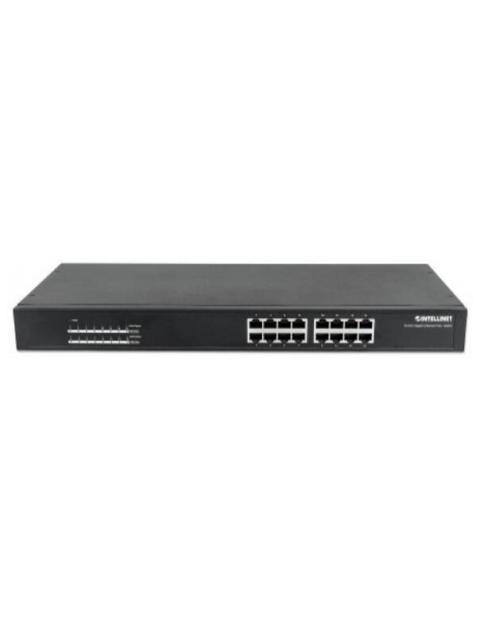 SWITCH INTELLINET GIGABIT ETHERNET 560993 16 PUERTOS 10-100-1000MBPS 32 GBIT-S 8192 ENTRADAS - NO ADMINISTRABLE
