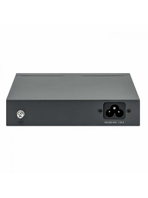 SWITCH INTELLINET GIGABIT ETHERNET 561792 5 PUERTOS 10-100-1000MBPS 10 GBIT-S 2000 ENTRADAS - NO ADMINISTRABLE