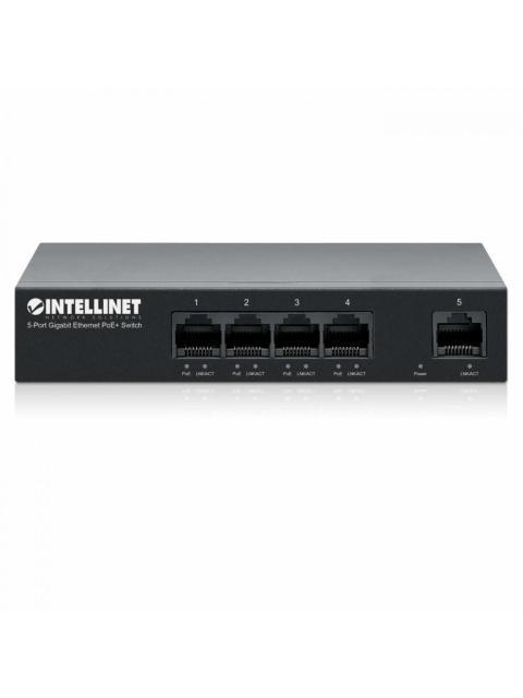 SWITCH INTELLINET GIGABIT ETHERNET 561792 5 PUERTOS 10-100-1000MBPS 10 GBIT-S 2000 ENTRADAS - NO ADMINISTRABLE