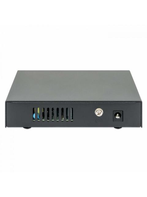 SWITCH INTELLINET GIGABIT ETHERNET 561839 5 PUERTOS POE 10-100-1000MBPS (4X POE+) 10 GBIT-S 2000 ENTRADAS - NO ADMINISTRABLE