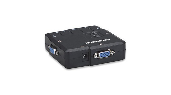 MANHATTAN SWITCH KVM 151252 2X USB 2X VGA