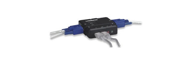 MANHATTAN SWITCH KVM 151252 2X USB 2X VGA