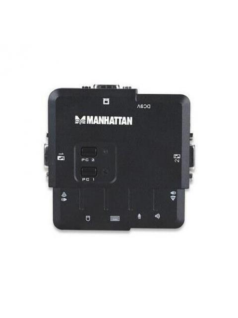 MANHATTAN SWITCH KVM 151252 2X USB 2X VGA