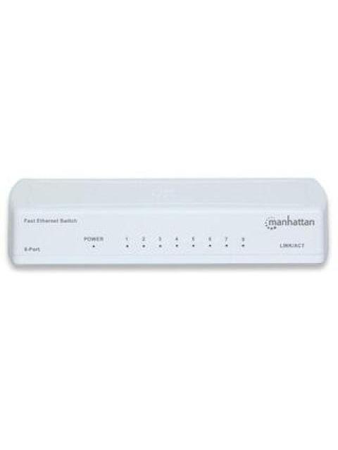 SWITCH MANHATTAN FAST ETHERNET 560689 8 PUERTOS 10-100 MBPS - NO ADMINISTRABLE