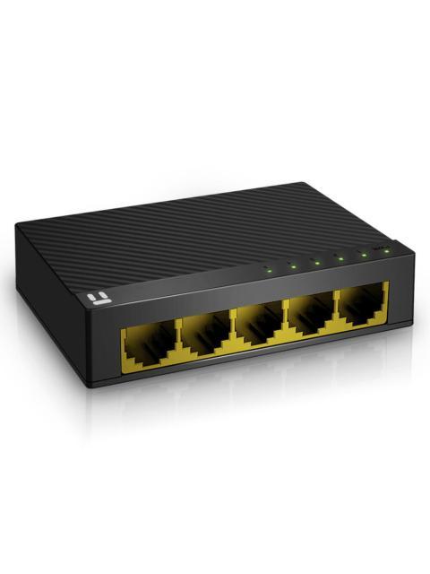 SWITCH NETIS GIGABIT ETHERNET ST3105GC 5 PUERTOS 10-100-1000MBPS 2.000 ENTRADAS - NO ADMINISTRABLE