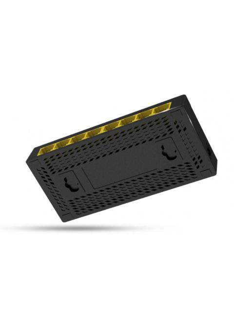 SWITCH NETIS GIGABIT ETHERNET ST3108GC 8 PUERTOS10-100-1000MBPS 16GBIT-S 4.000 ENTRADAS - NO ADMINISTRABLE