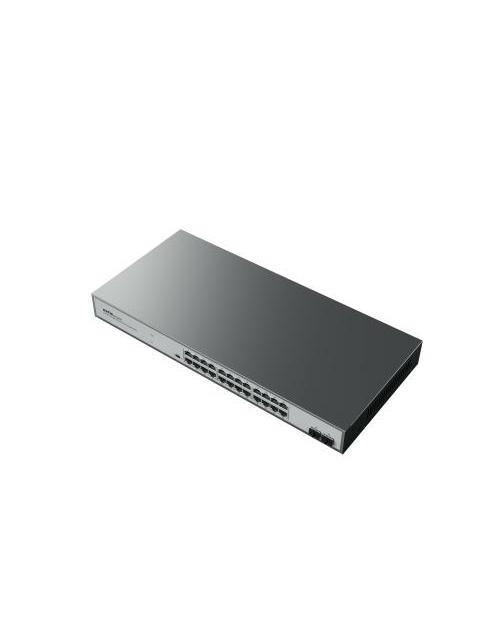SWITCH NETIS MODELO ST3126GS 26 PUERTOS GIGABIT ETHERNET SWITCH + 2 PUERTOS SFP GIGABIT MONTABLE EN RACK NO ADMINISTRABLE