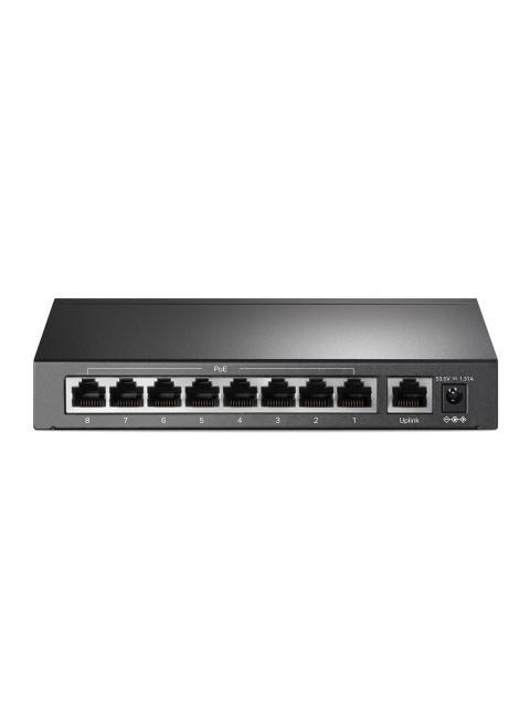 SWITCH TP-LINK FAST ETHERNET TL-SF1009P 9 PUERTOS 10-100MBPS 1.8 GBIT-S 2.000 ENTRADAS - NO ADMINISTRABLE