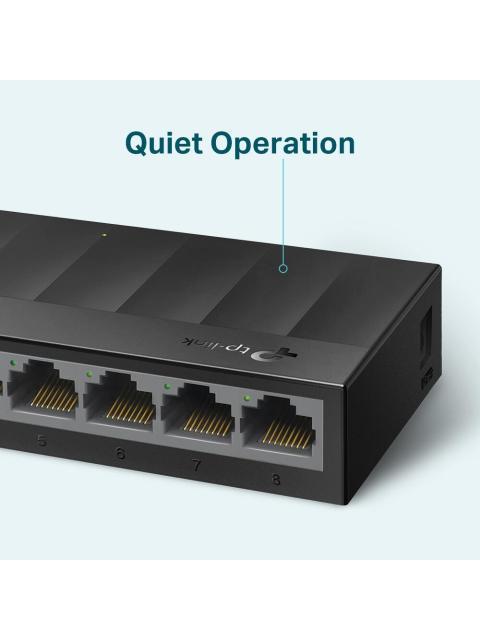 SWITCH TP-LINK GIGABIT ETHERNET LS1008G 8 PUERTOS 10-100-1000MBPS 16 GBIT-S 4000 ENTRADAS - NO ADMINISTRABLE