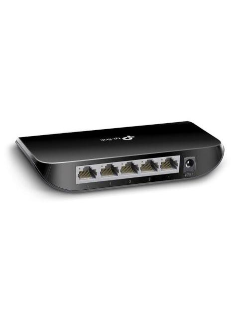SWITCH TP-LINK GIGABIT ETHERNET TL-SG1005D 10-100-1000MBPS 16GBIT-S 5 PUERTOS NO ADMINISTRABLE