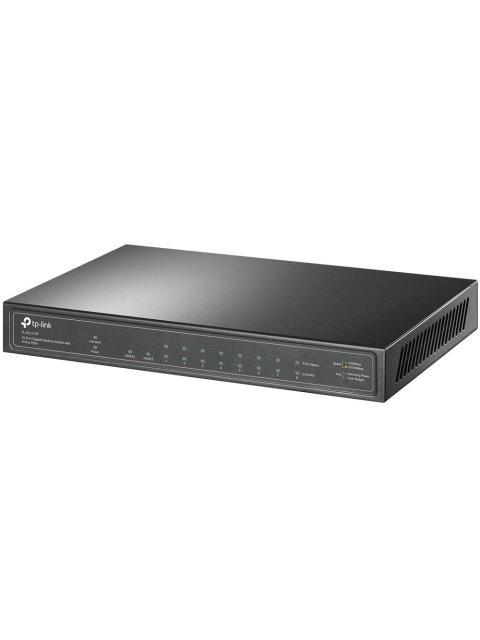 SWITCH TP-LINK GIGABIT ETHERNET TL-SG1210P 9 PUERTOS 10-100-1000MBPS (8X POE+) + 1 PUERTO SFP 20 GBIT-S 4000 ENTRADAS - NO ADMINISTRABLE
