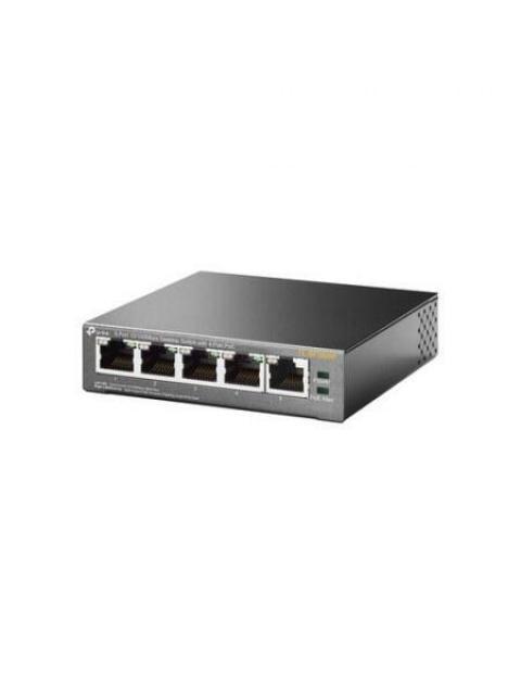 SWITCH TP-LINK FAST ETHERNET TL-SF1005P 5 PUERTOS 10-100MBPS (4X POE) 1 GBIT-S 2000 ENTRADAS - NO ADMINISTRABLE