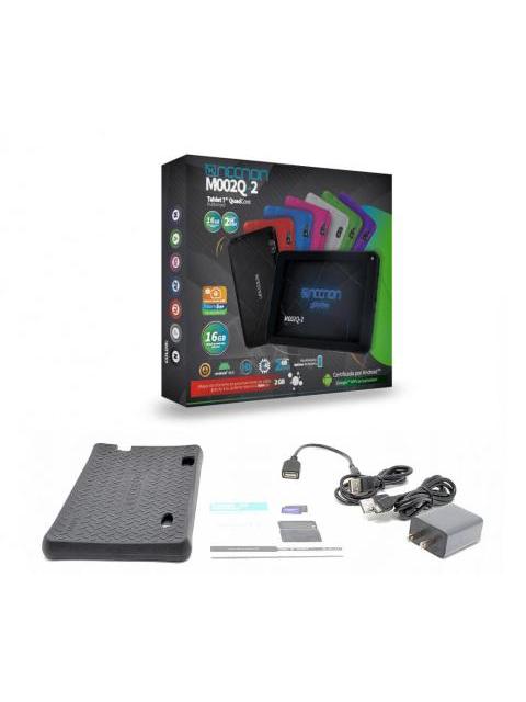 TABLET M002Q2 2GB RAM 16GB ROM 7 PULGADAS ANDROID 10 CAM 2 Y 5 MP FLASH FUNDA SILICON INCLUIDA ROSA