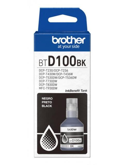 TANQUE DE TINTA BROTHER BTD100BK NEGRO 7000 PAGINAS