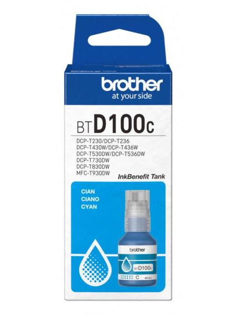TANQUE DE TINTA BROTHER BTD100C CIAN 5000 PAGINAS
