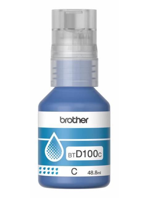 TANQUE DE TINTA BROTHER BTD100C CIAN 5000 PAGINAS
