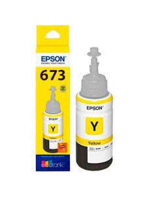 TANQUE DE TINTA (ECOTANK) EPSON 673 AMARILLO 70ML
