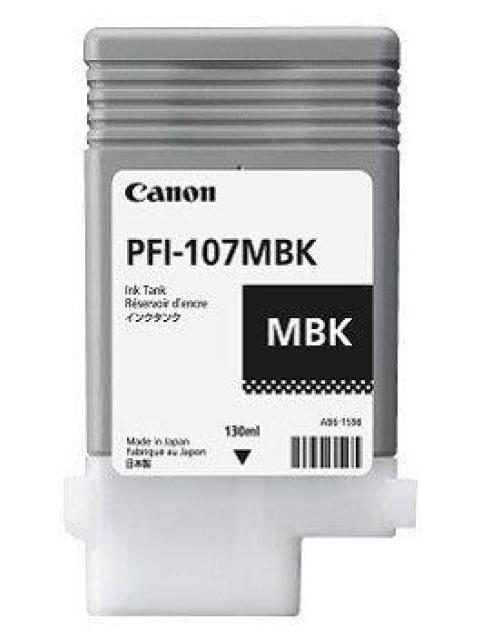 TANQUE TINTA CANON NEGRO MATE PFI-107MBK 130ML (6704B001AA)