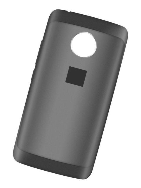 TAPA TRASERA PARA MOTO G5 XT1670 XT1671 CON BOTONES NEGRO
