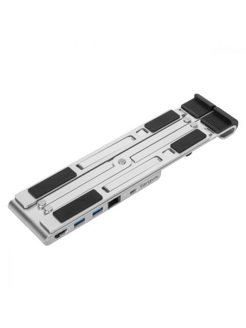 TARGUS BASE AWU100005GL PARA LAPTOP 15.6 2X USB-A 1X USB-C 1X HDMI PLATA