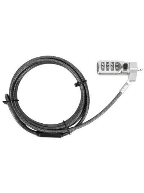 TARGUS CANDADO DE COMBINACION PARA LAPTOPS 2 METROS NEGRO