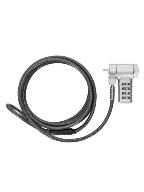 TARGUS CANDADO ULTIMATE PARA LAPTOP 2 METROS PLATA