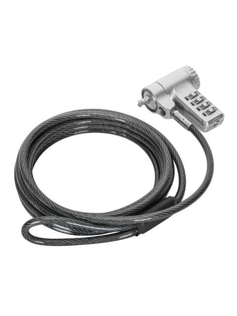 TARGUS CANDADO ULTIMATE PARA LAPTOP 2 METROS PLATA