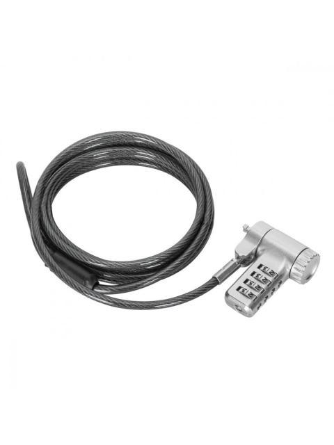 TARGUS CANDADO ULTIMATE PARA LAPTOP 2 METROS PLATA